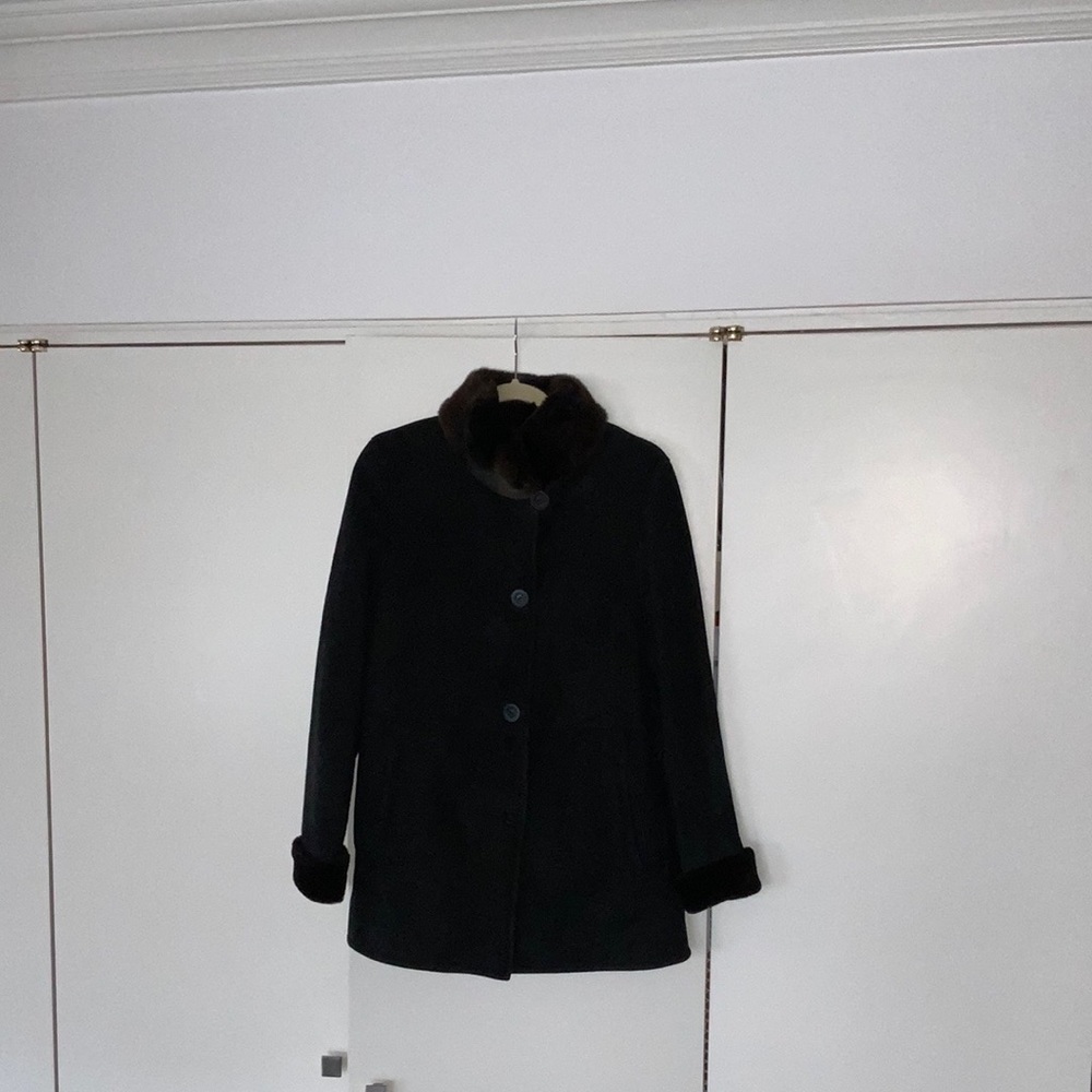 Shearling jacket.